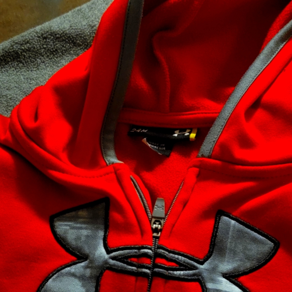 Under Armour zip up hoodie size 24 months